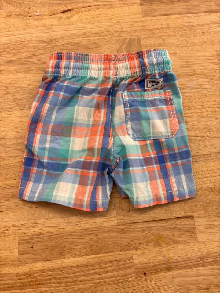 OshKosh 2T Printed Shorts (Blue and Orange)