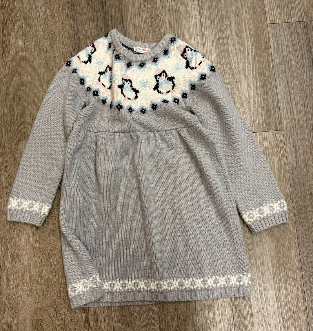 Joe Fresh Penguin Sweater Dress – 5 | Grey Knit