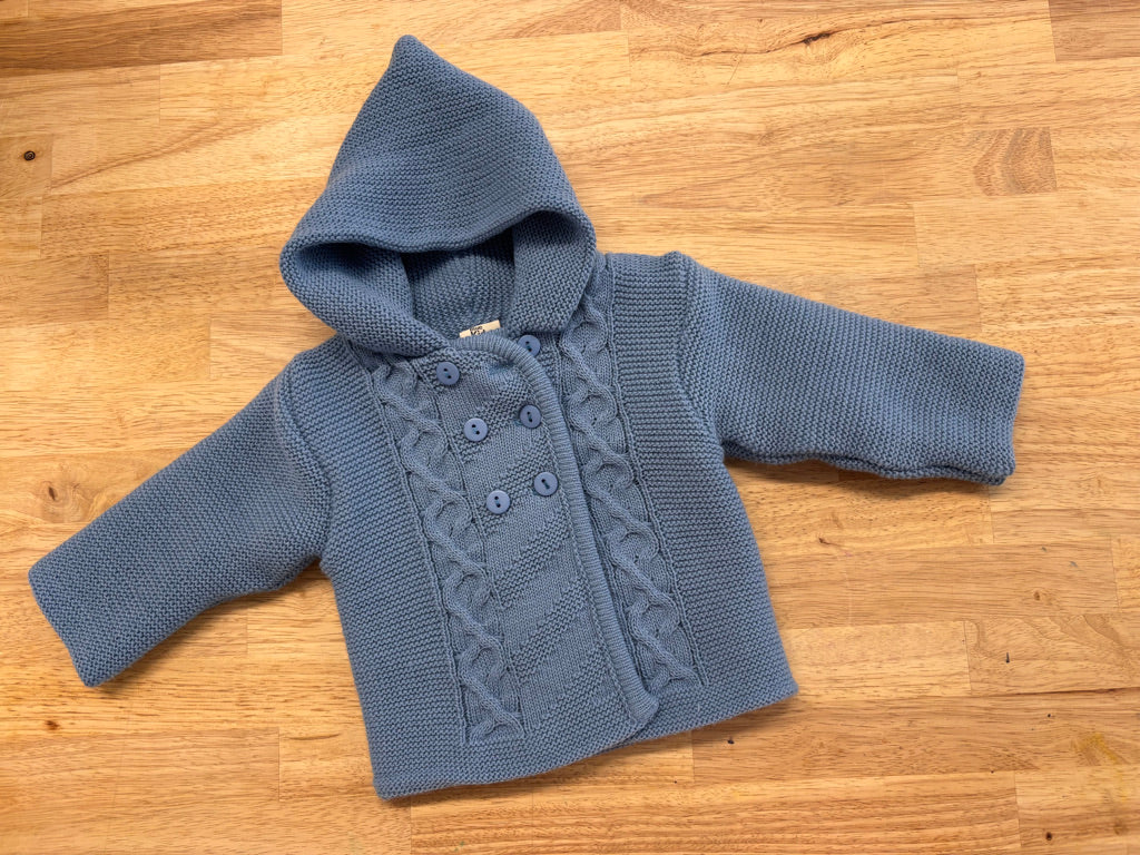 Blue Kids Baby Knit Sweater