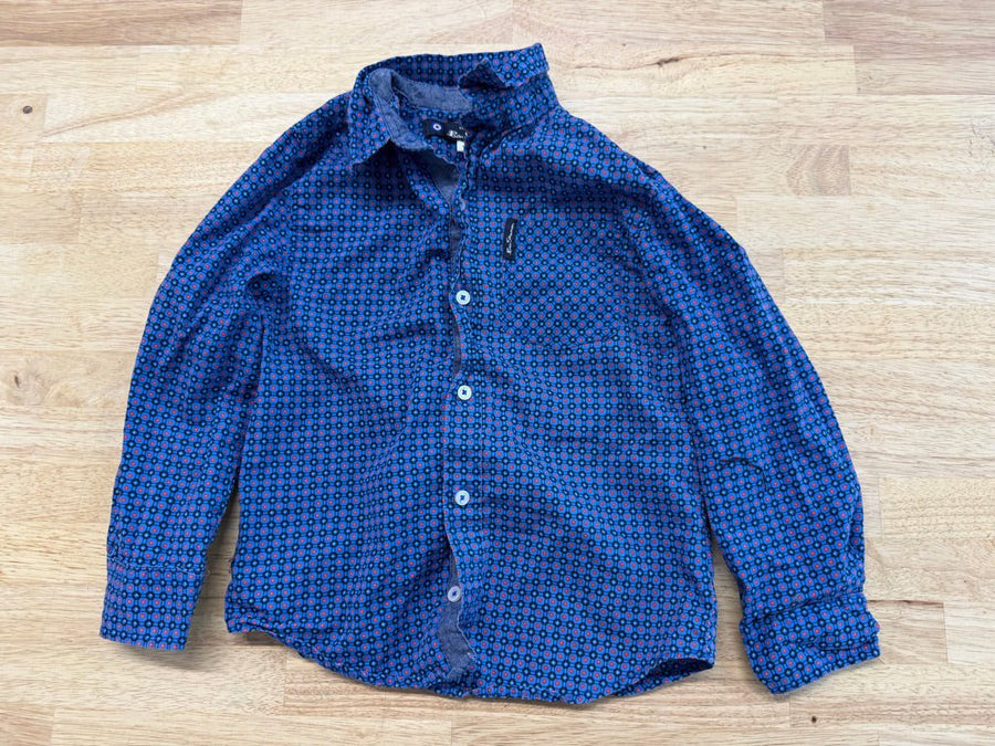Ben Sherman Dress Shirt – 6 | Blue Long Sleeve - Nest and Sprout - Consignment