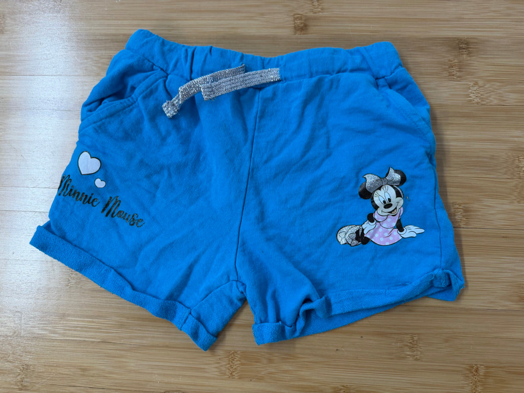 Disney Mickey & Friends Minnie Mouse Terry Cloth Shorts – One Size | Blue Silver & Black