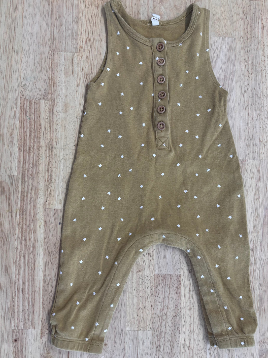 Quincy Mae 3-6M Yellow Romper