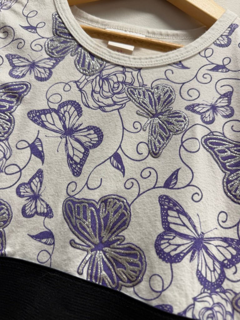 Cherokee Dress – 7/8 | 100% Cotton Butterfly Print | Play - Nest and Sprout-Consignment