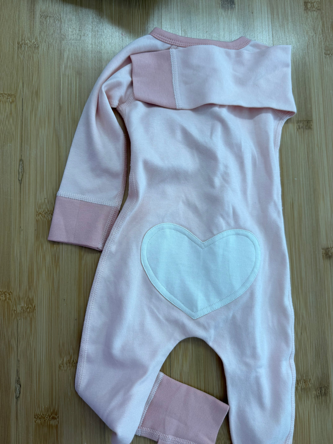Sapling Child Sunshine Footless Sleeper – 0–3M | Light Pink Organic Cotton Like New