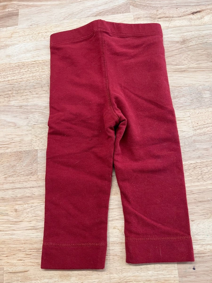 Miles Baby Red Leggings – 9 Months - Nest and Sprout - Consignment
