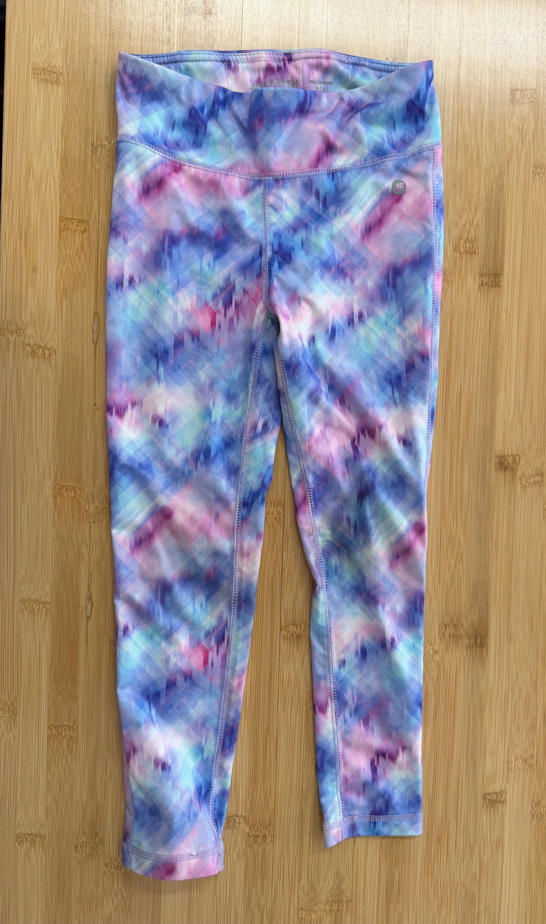 Joe Fresh Active Leggings – 7/8 | Pink Purple Cosmic Print