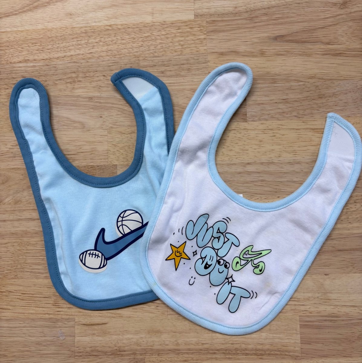 Nike "Just Do It" Bibs - Set of 2 - Nest and Sprout - Consignment