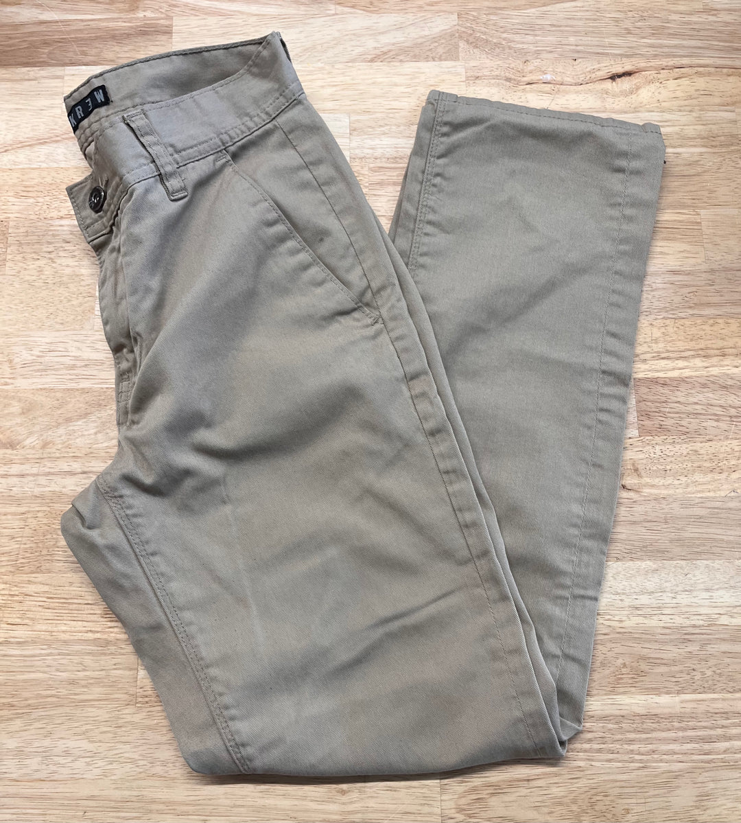 Krew Denim Slim Pants – 10/12 Khaki