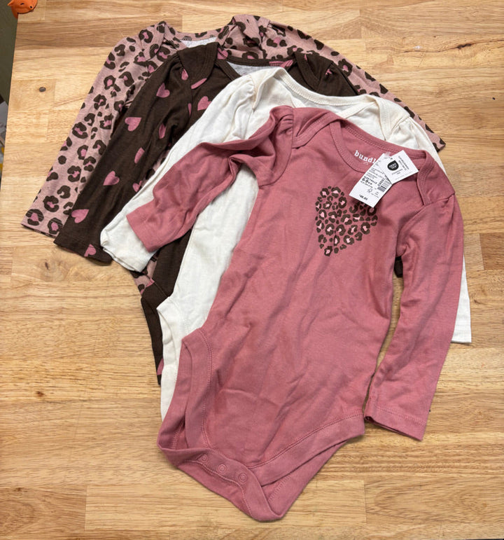 Bundles Bodysuit Set – 6-9M, 4 Pack NWT
