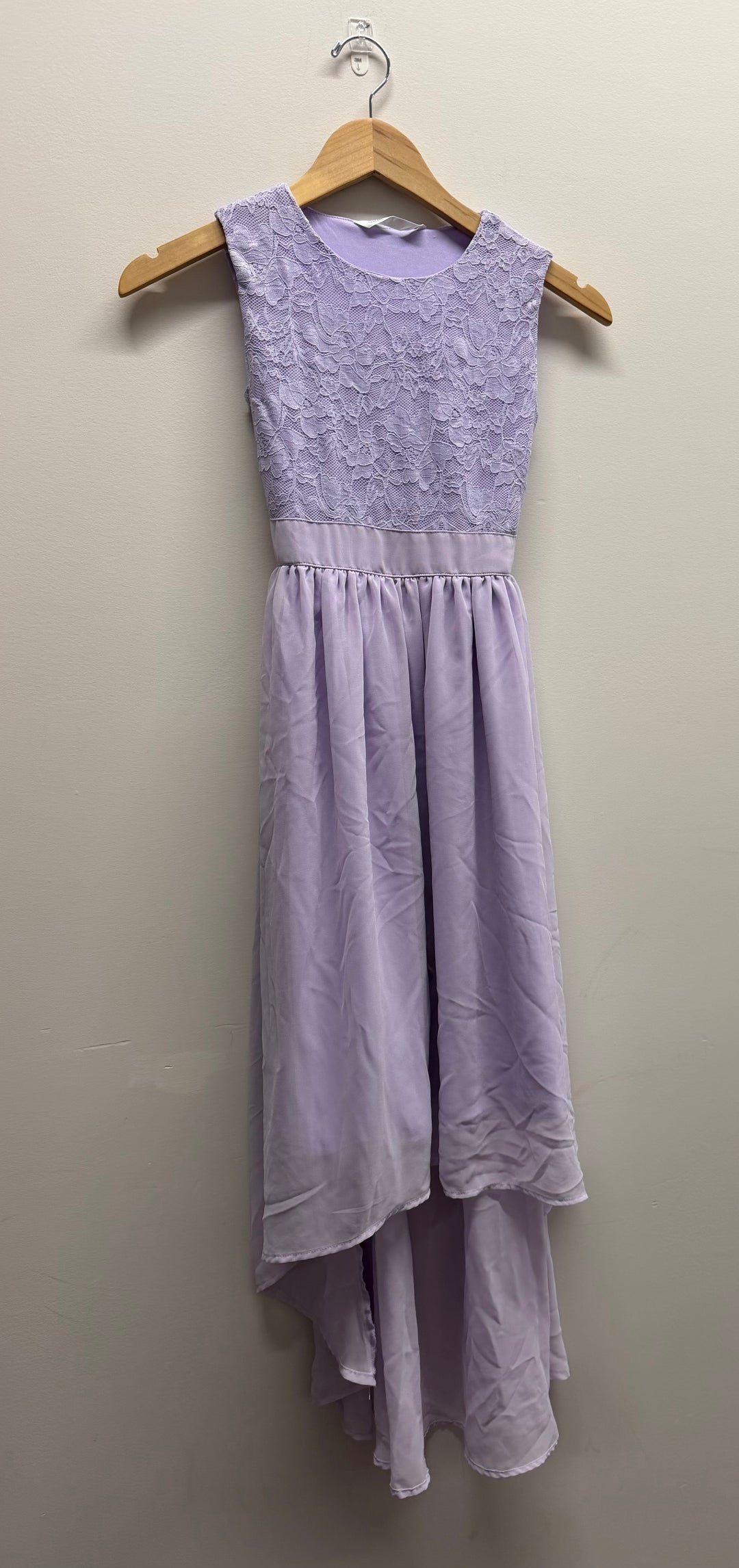 U Kids Lace Bodice Dress – 11/12 | Purple | Sheer Skirt