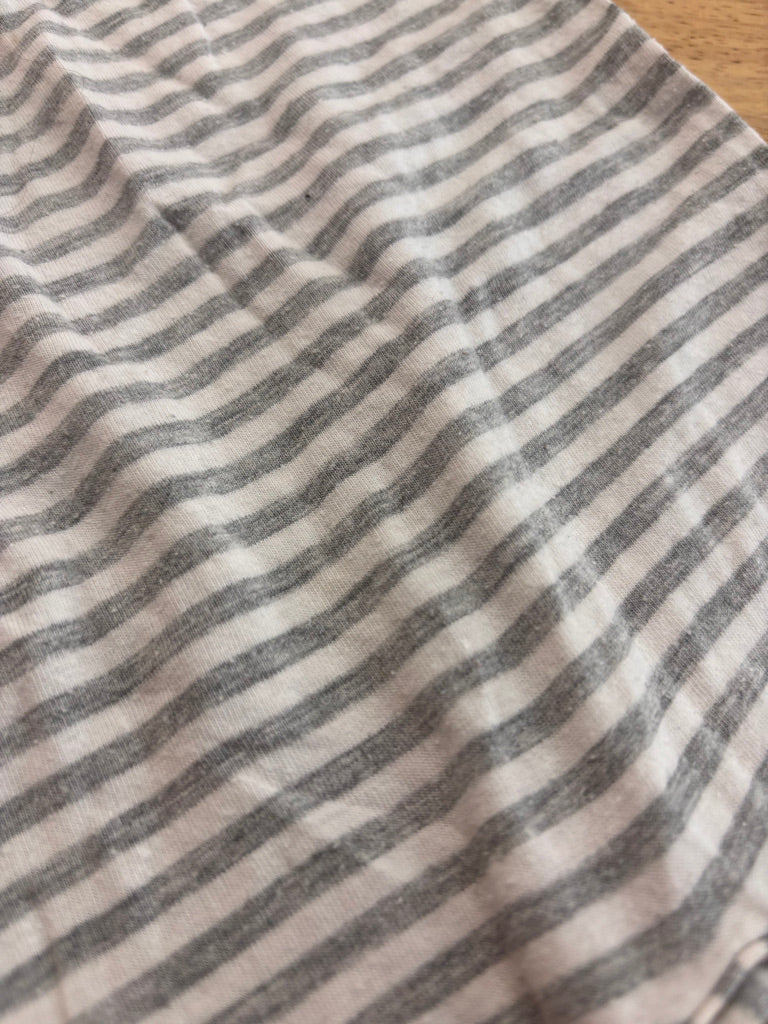 Vonbon 0-3M Grey Stripe Romper