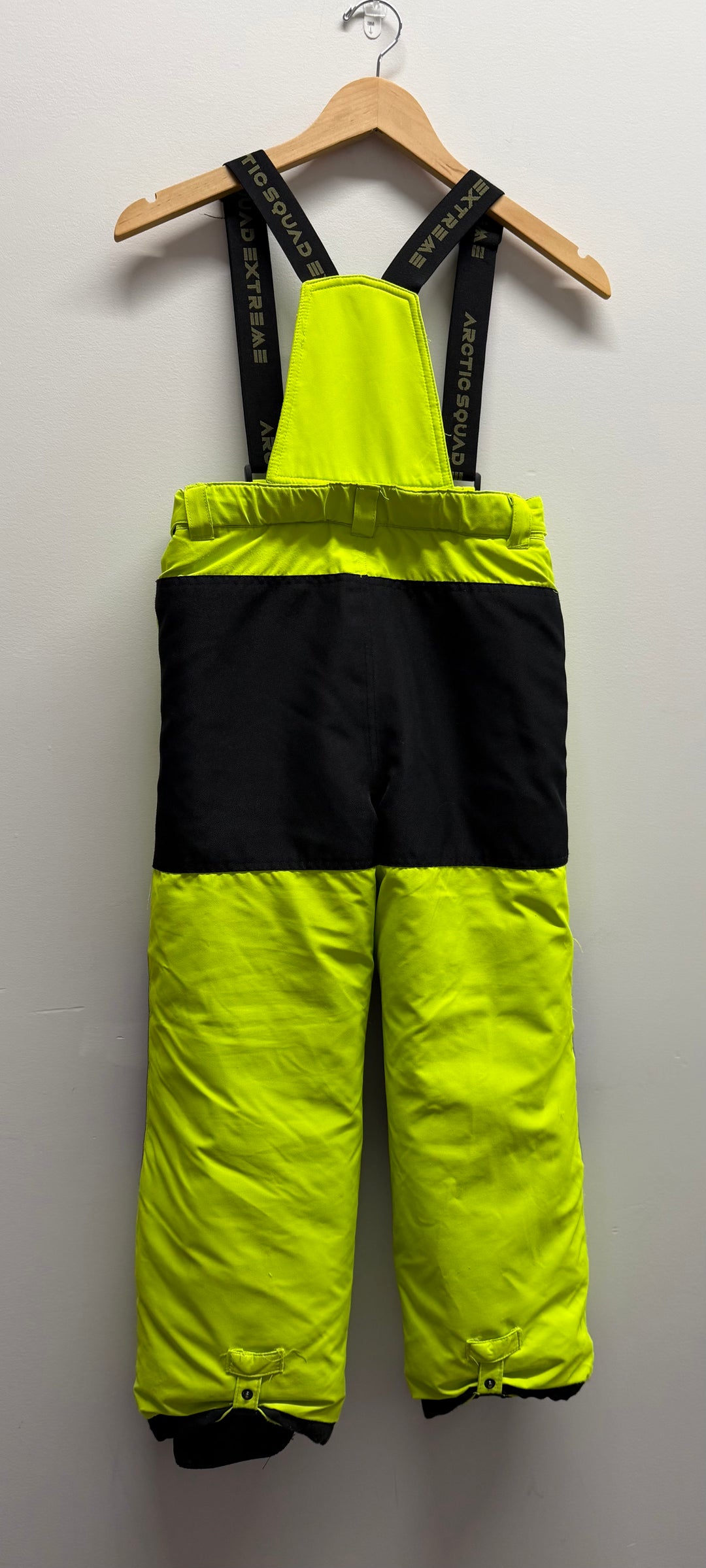 Arctic Squad Extreme Snow Pants – 7/8 | Neon Green Zip-On/Off Suspender