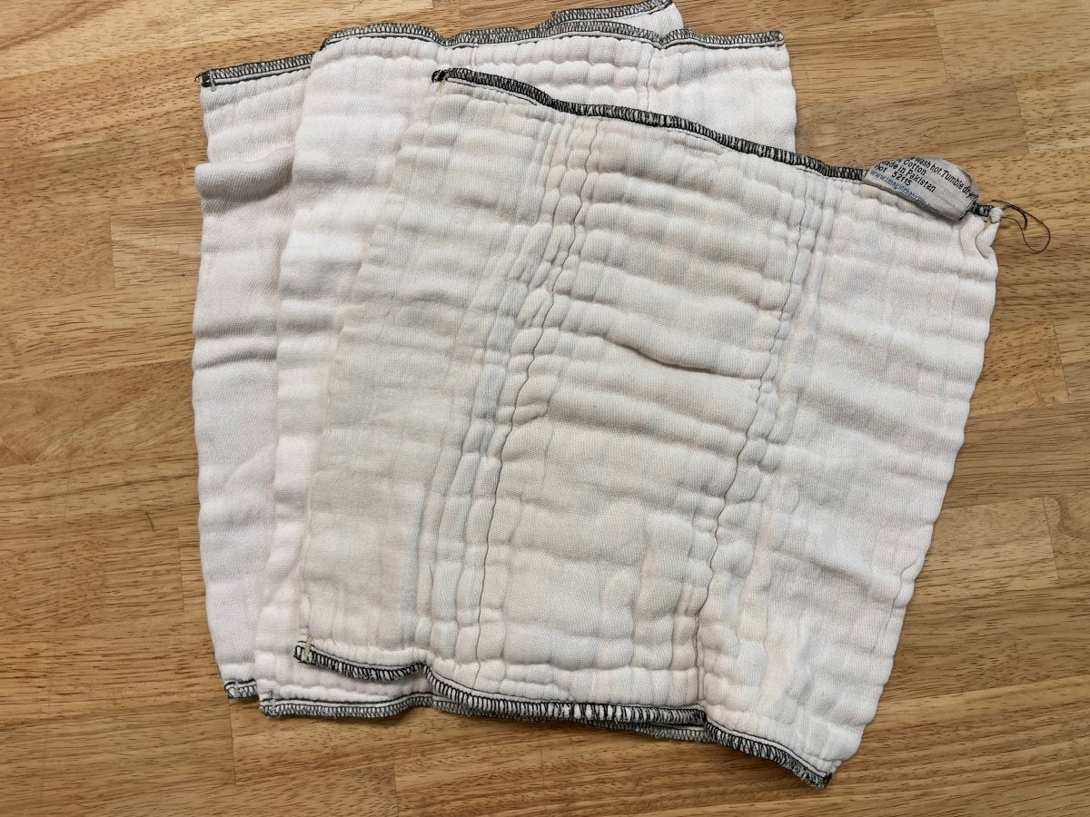 Imagine Baby Cotton Prefolds – Set of 3 - Nest and Sprout - Consignment