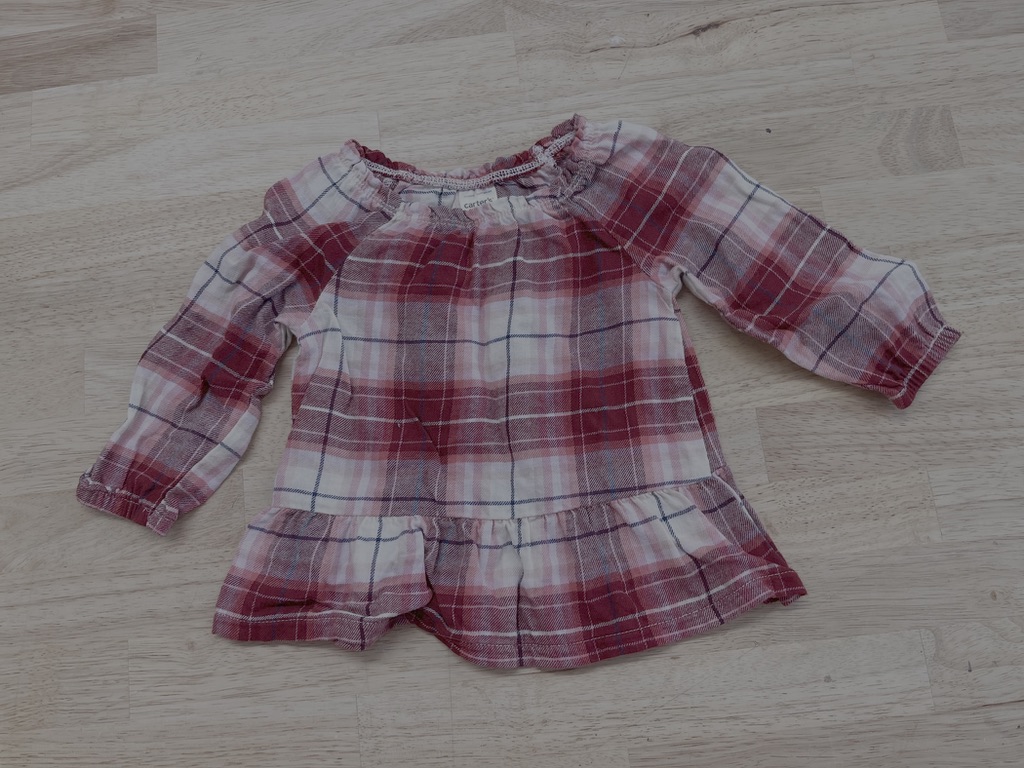 Carters Plaid Dress – 6 Months