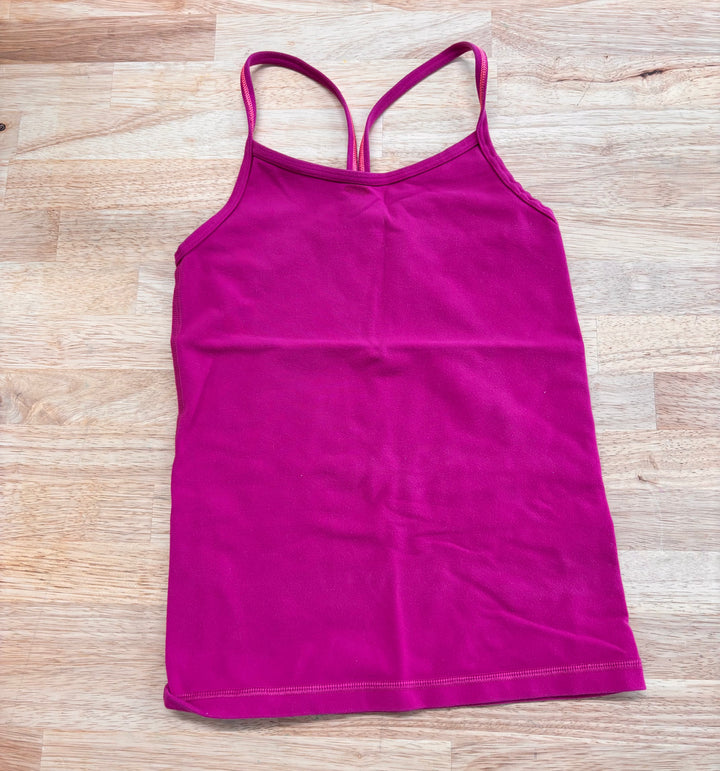 Ivivva Size 8 Bright Fuchsia Racerback Tank Top