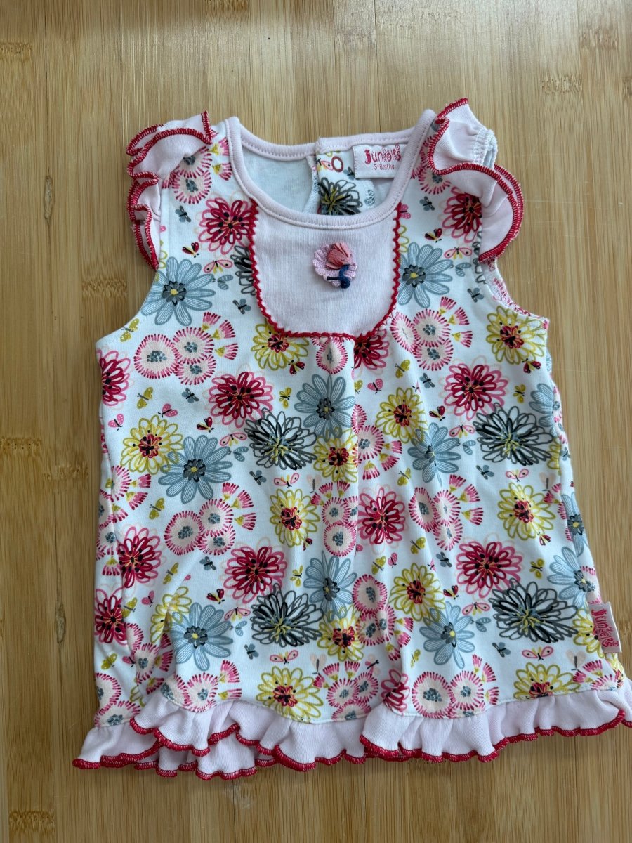 Juniors Floral Dress – 3-6 Months | Lettuce Hem - Nest and Sprout-Consignment