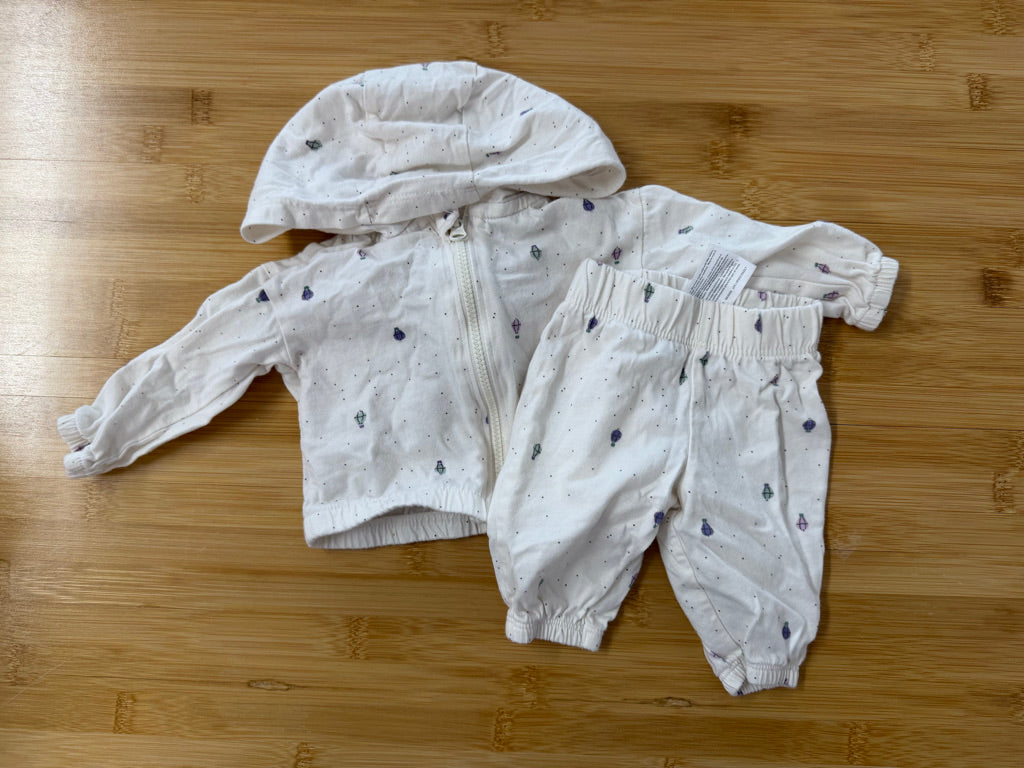 Carter's Hot Air Balloon Outfit – Newborn | Pants & Zip-Up Hoodie