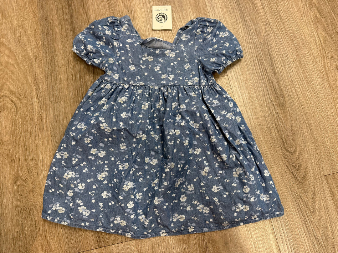 Gap Lightweight Denim Itsy Floral Dress – 4