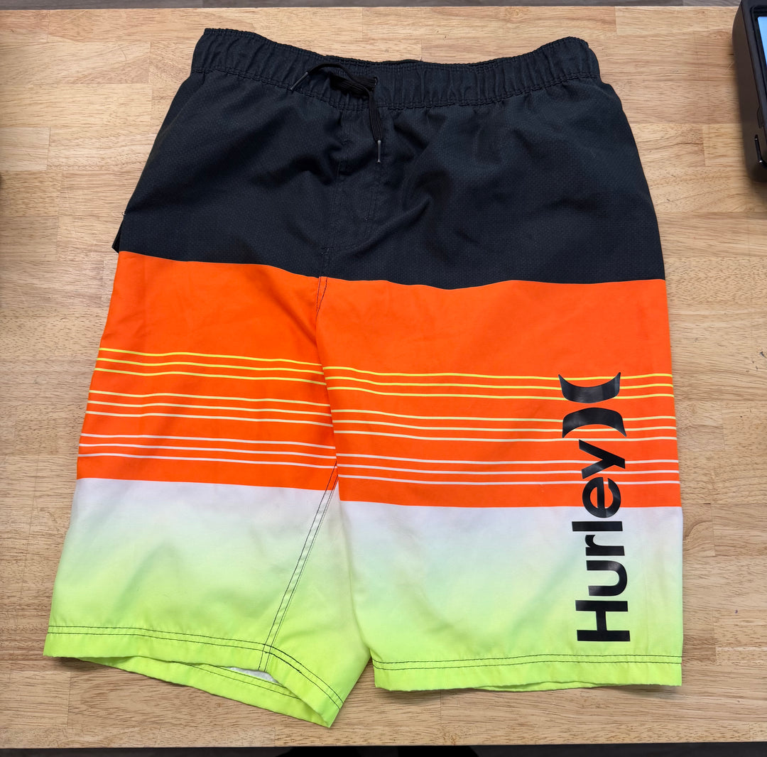 Hurley Swim Shorts – 18/20 | Orange & Black