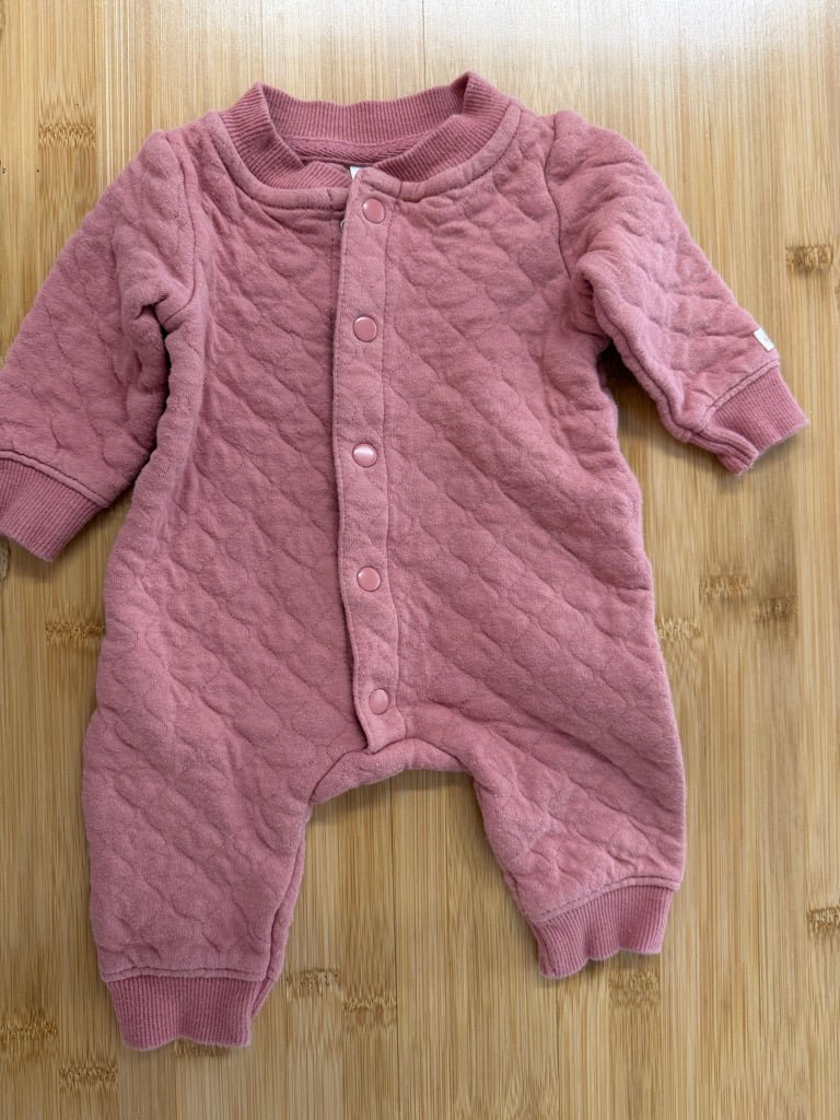 Carter's Quilted Snap-Up Sleeper – Newborn | Salmon | Play - Nest and Sprout-Consignment