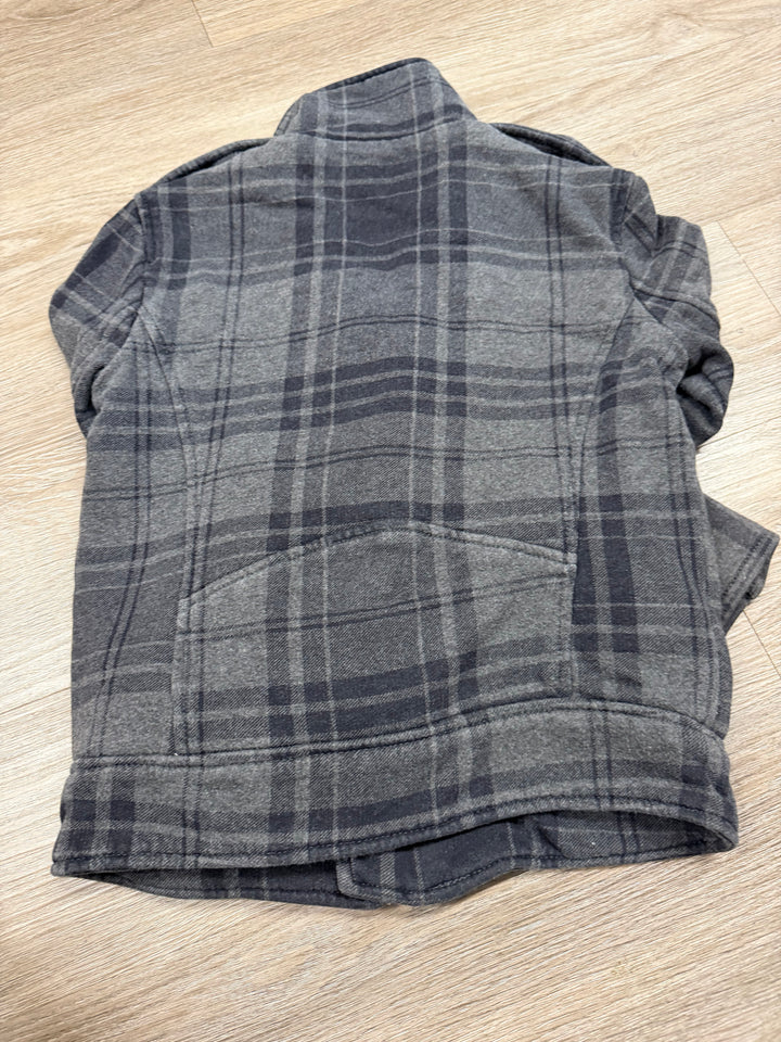 American Eagle Cotton Lined Jacket – XXS | Plaid Print | Zipper