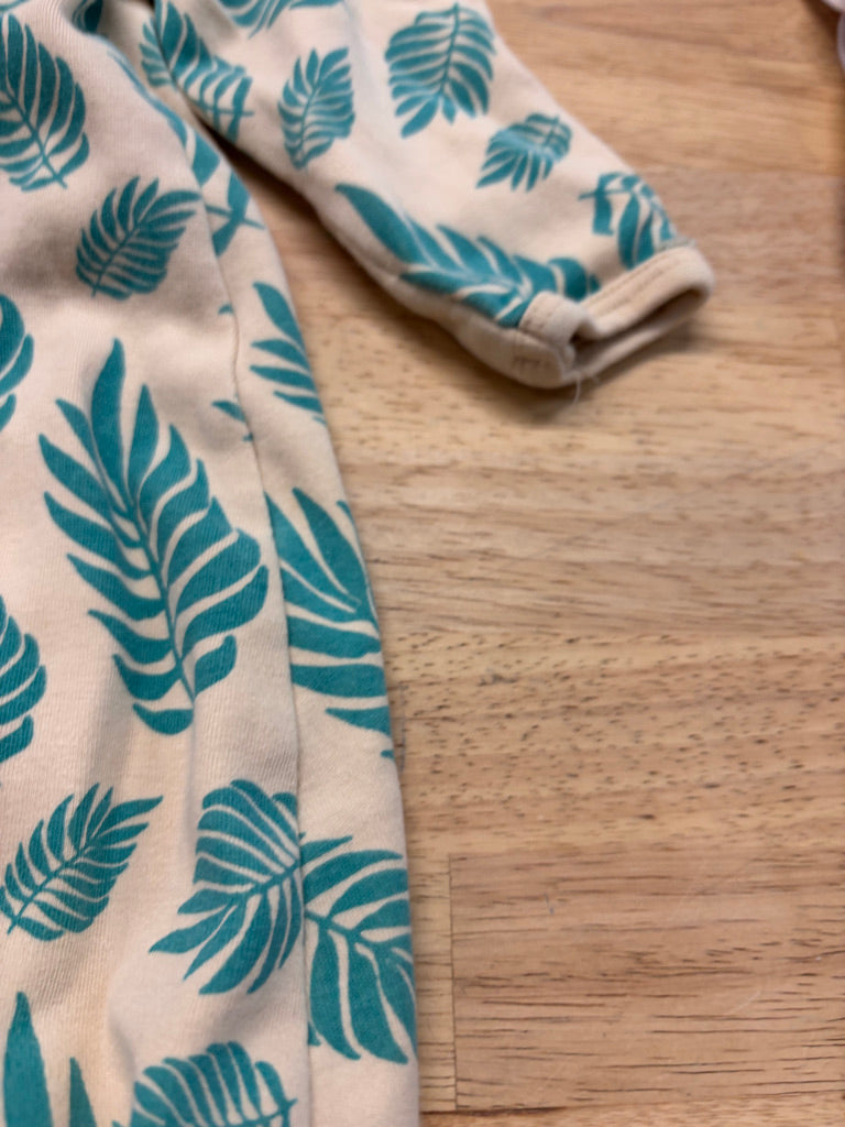 Parade Organics Baby Gown – Leaf Print