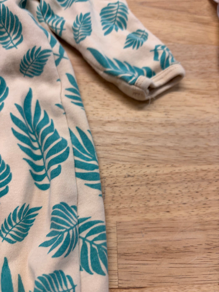 Parade Organics Baby Gown – Leaf Print