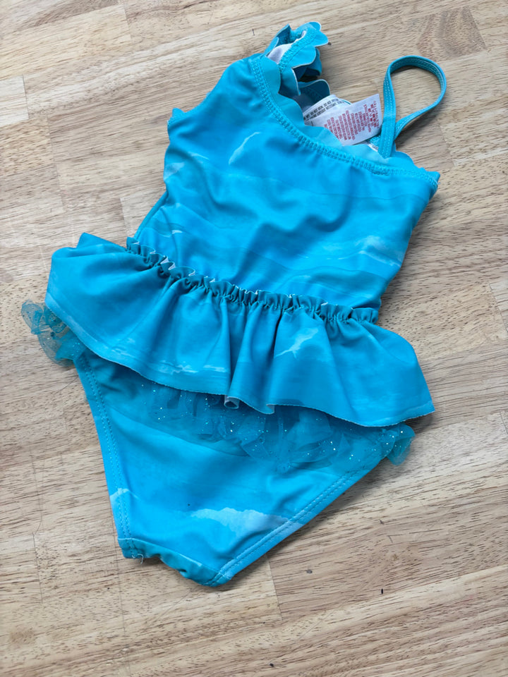 Disney Ariel One-Shoulder Swimsuit | 2T