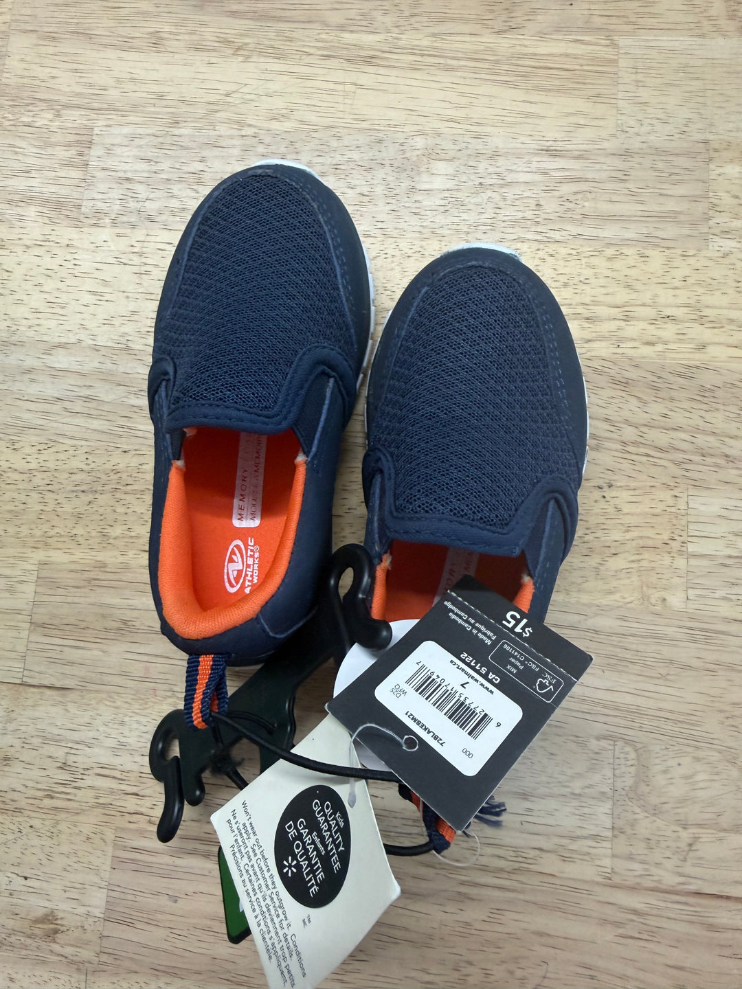 George / Athletic Works Blue Pull-On Sneaker – 7 | NWT