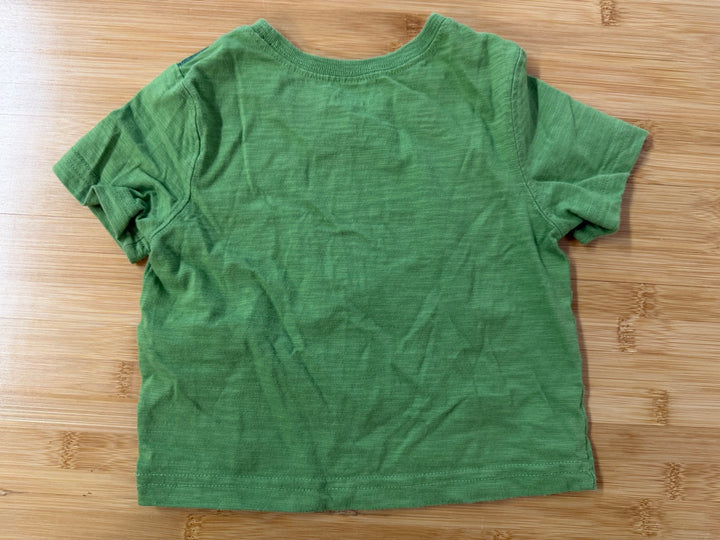 LL Bean Teddy Bear Graphic Shirt – 2T | Green Short Sleeve | Play