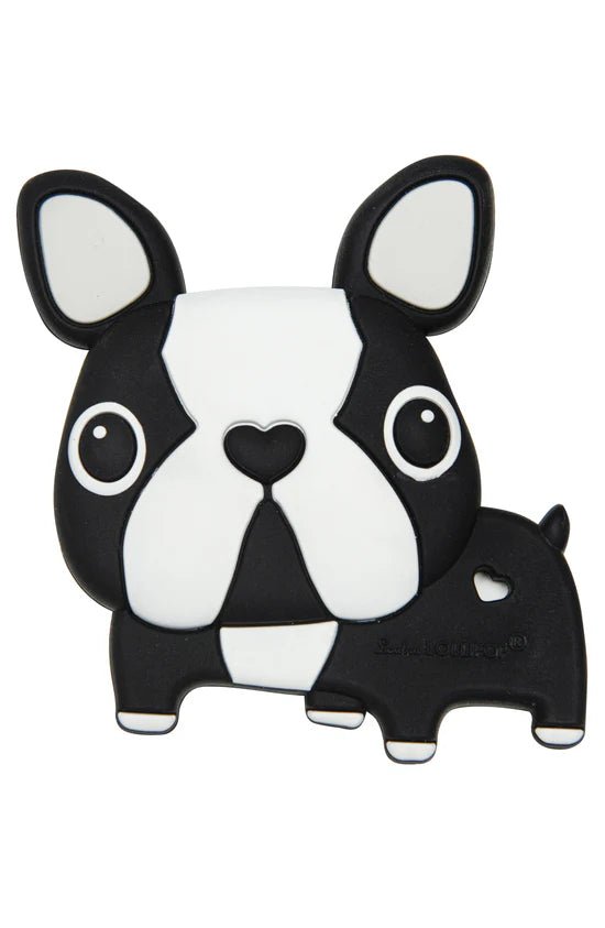 Silicone Teether Single - Boston Terrier - Nest and Sprout - Loulou Lollipop
