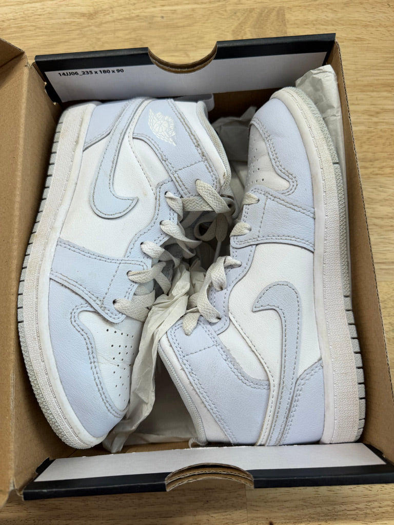 Jordan High Top Sneaker – Junior 1 | Cobalt Bliss and White