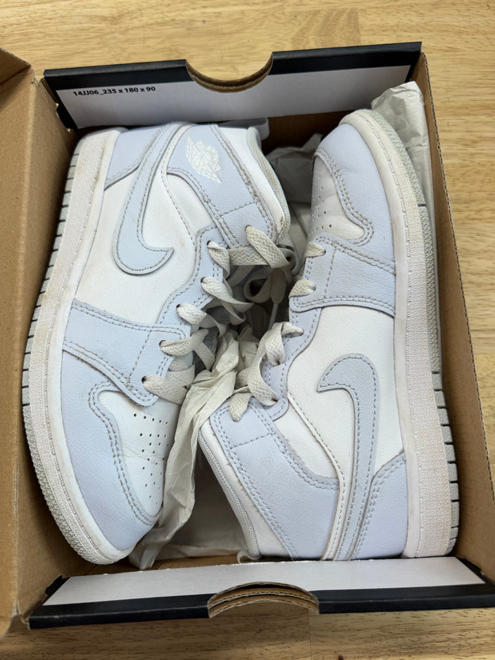 Jordan High Top Sneaker – Junior 1 | Cobalt Bliss and White