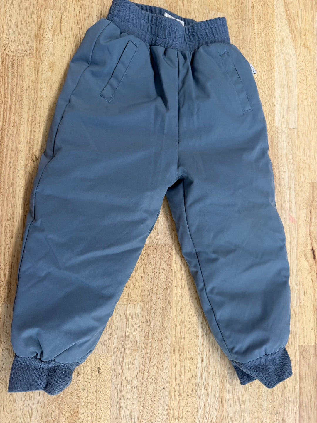 Fashion Baby Quilted Outdoor Pants – 90cm | Stone Blue