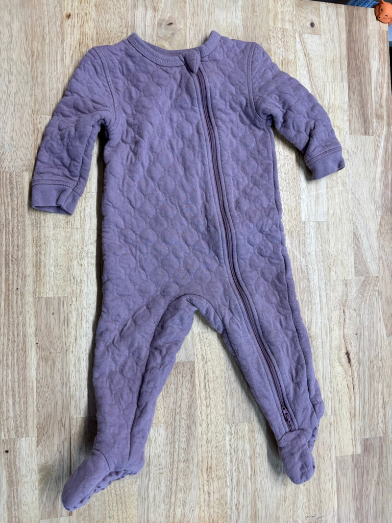 Juddlies Quilted Footed Sleeper – Two-Way Zip | 12–18M