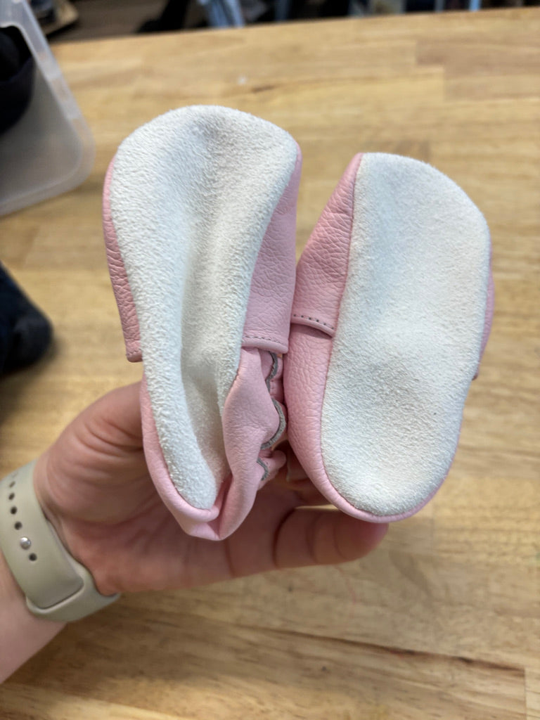 Sparkle Heart Moccasins – 0-6M