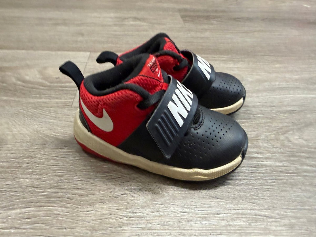 Nike Sneakers – Size 6 | Red & Black Velcro High Top - Nest and Sprout - Consignment