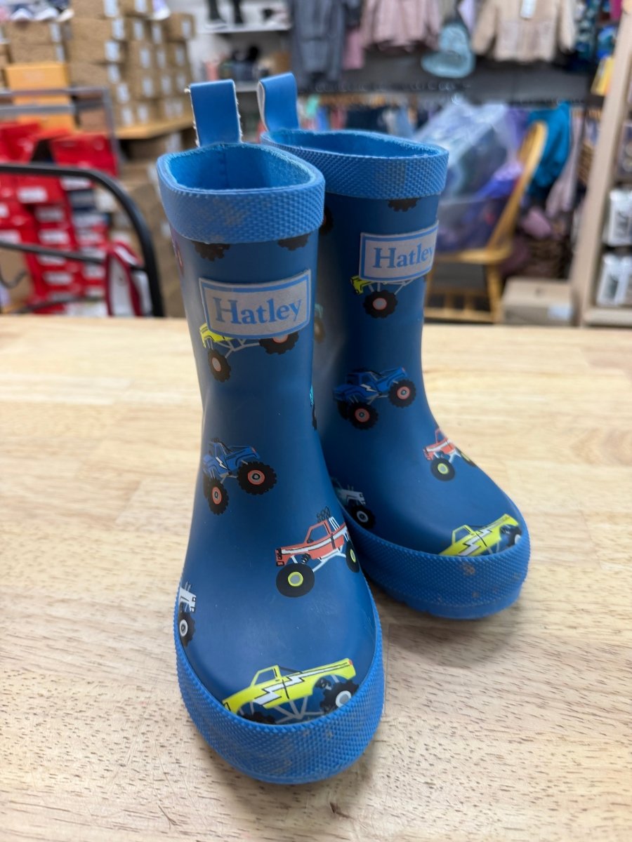 Hatley Monster Truck Rain Boot – 6 | Excellent - Nest and Sprout-Consignment