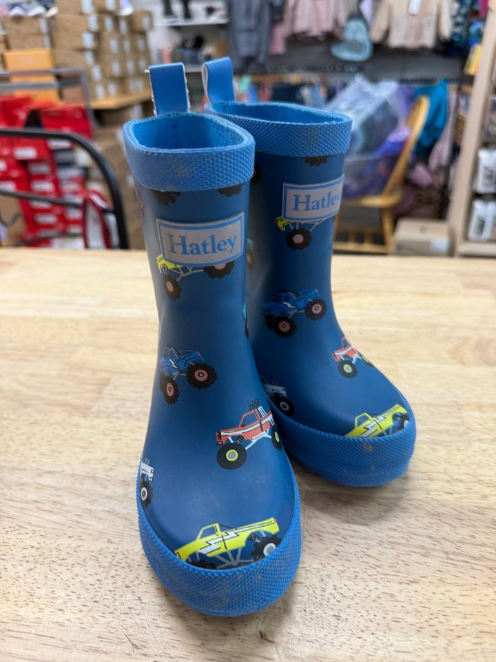 Hatley Monster Truck Rain Boot – 6 | Excellent - Nest and Sprout-Consignment