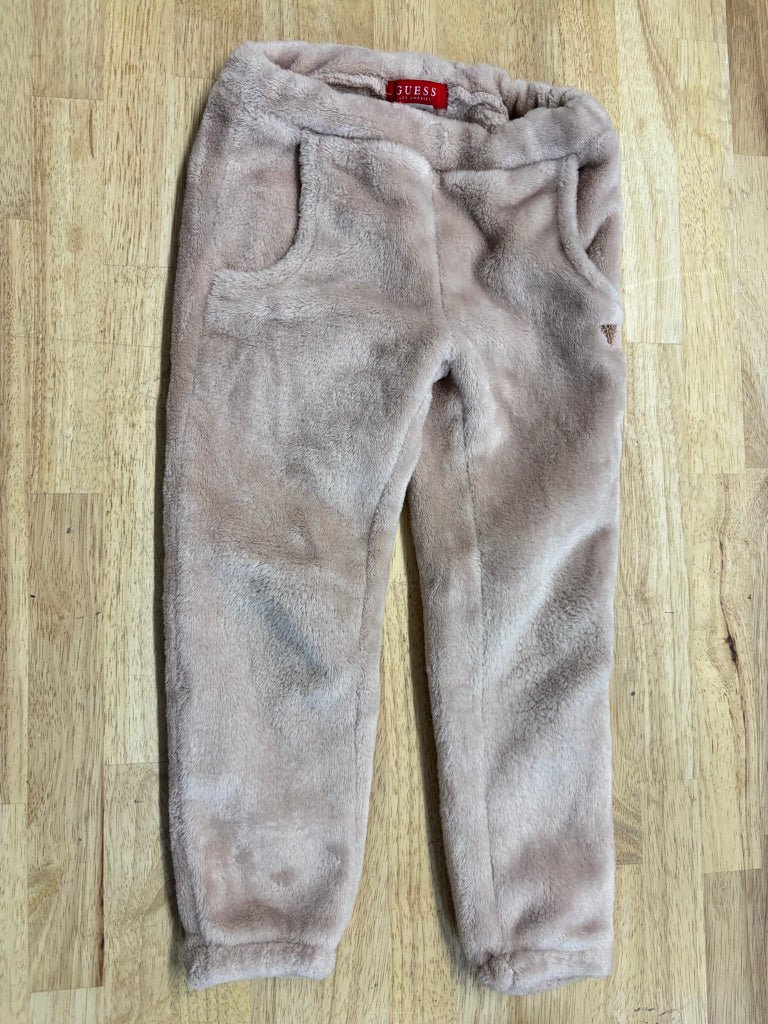 Guess Fleece pants – Light Brown | Size 3 - Nest and Sprout - Consignment