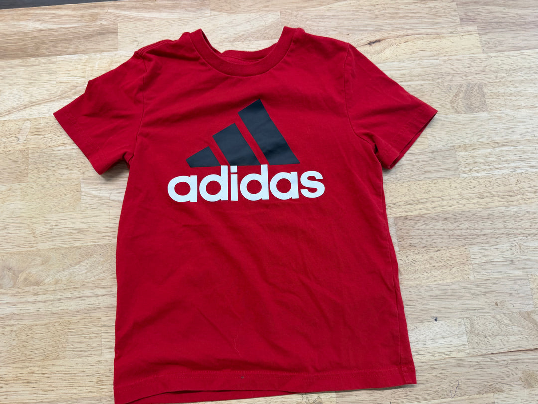 Adidas Regular Fit T-Shirt – 5 | Red Short Sleeve