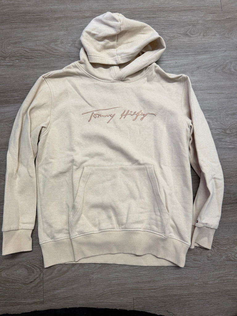 Tommy Hilfiger Sweater – 18/20 | Cream Embroidered Logo | Play