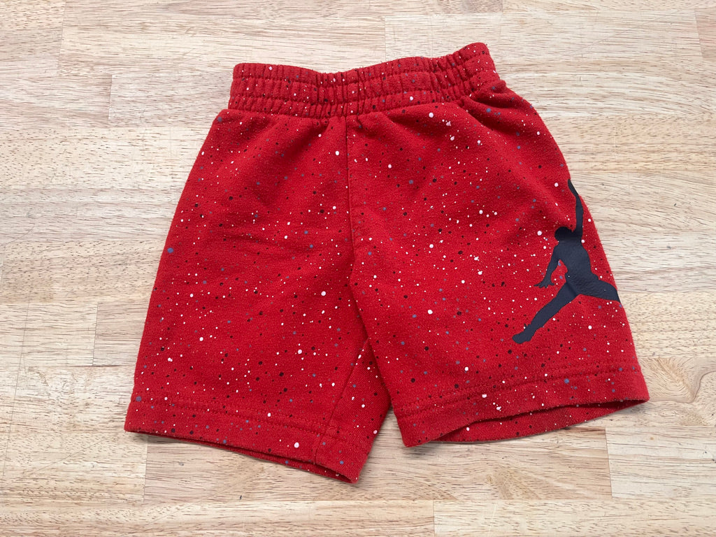 Jordan Sparkle Jersey Shorts – 2T | Red