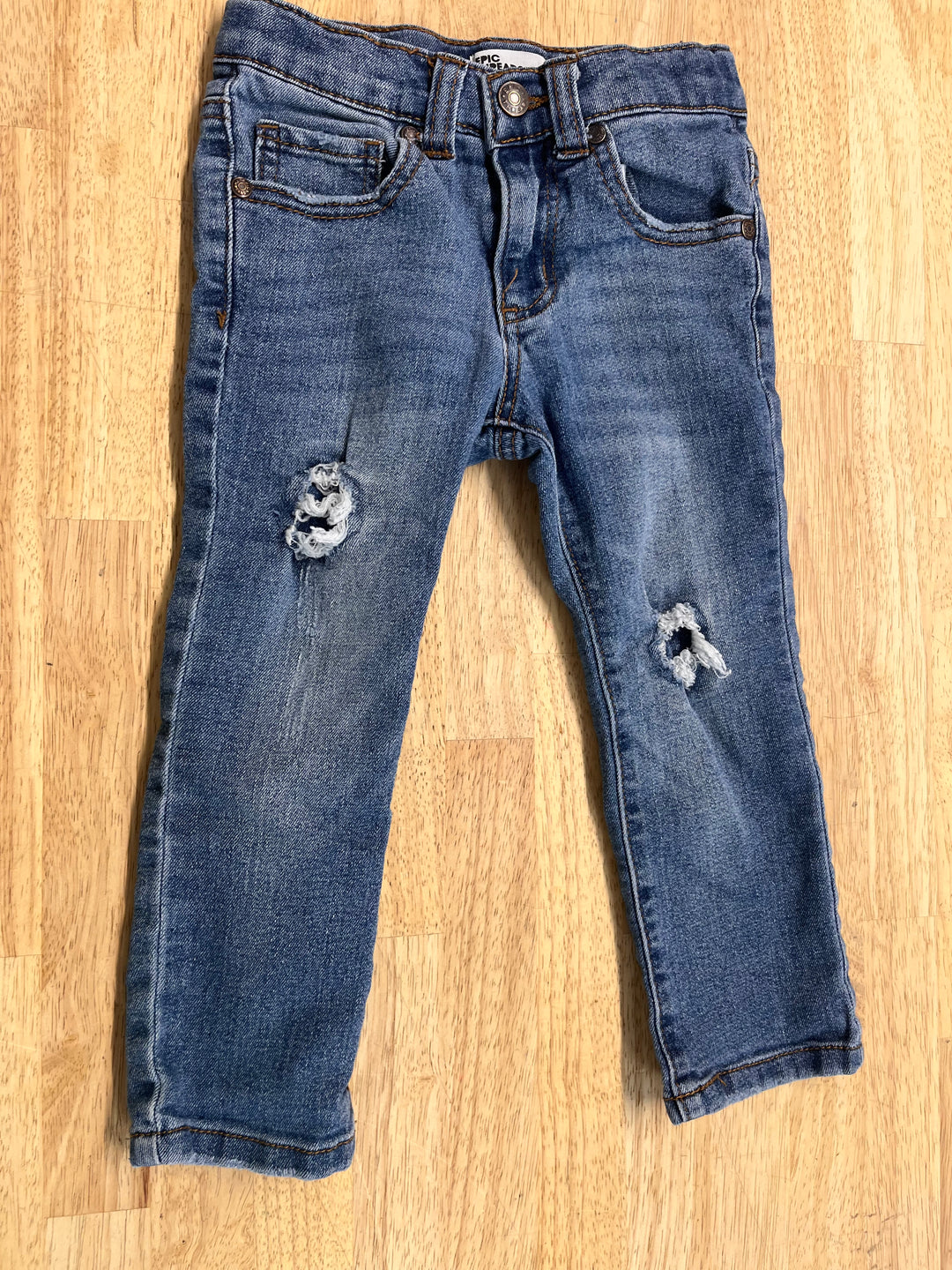 Epic Threads Distressed Jeans – 2 | Light-Medium Wash