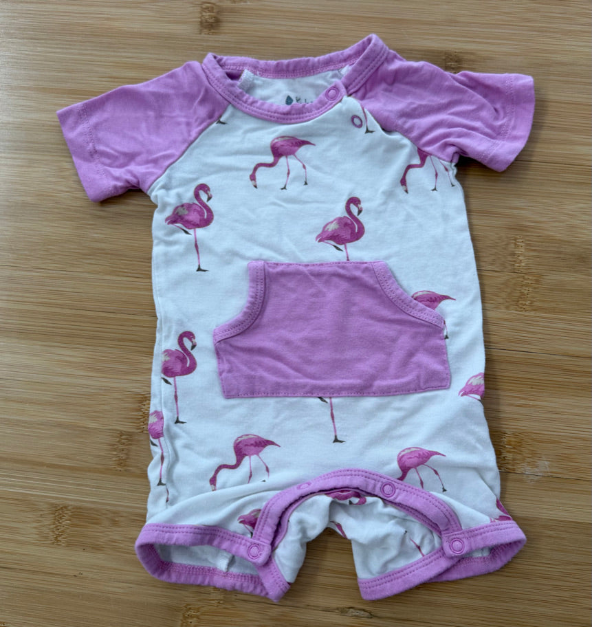 Kyte Baby Flamingo Short Romper – 0–3M | Play