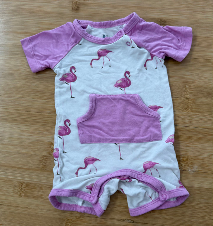 Kyte Baby Flamingo Short Romper – 0–3M | Play
