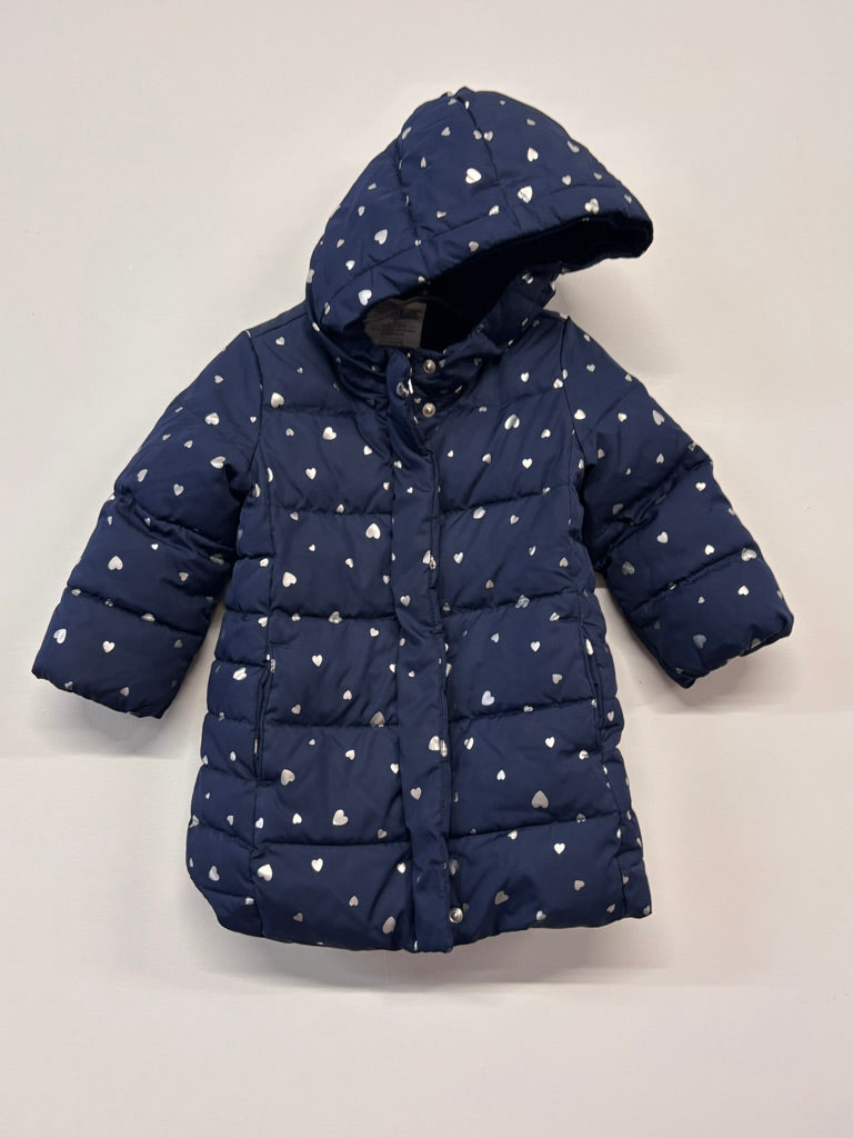 Gap Jacket – 3Y Navy Silver Hearts
