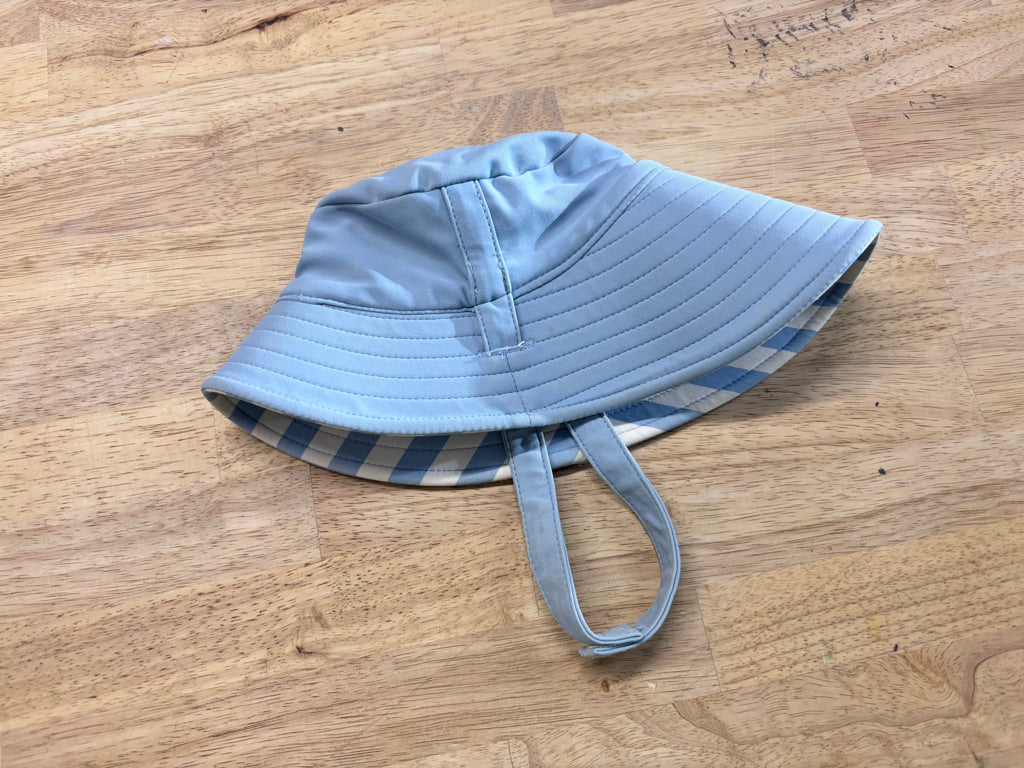 Infant Light Blue Reversible Sun Hat