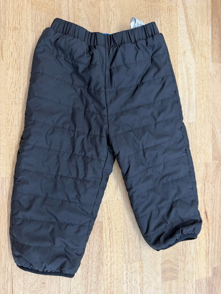 Columbia Reversible Double Trouble Outdoor Pant – 12–18M | Black Puffy & Blue Fleece Excellent - Nest and Sprout-Consignment