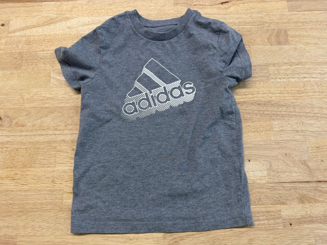 Adidas T-Shirt – 5 | Grey Short Sleeve | Play
